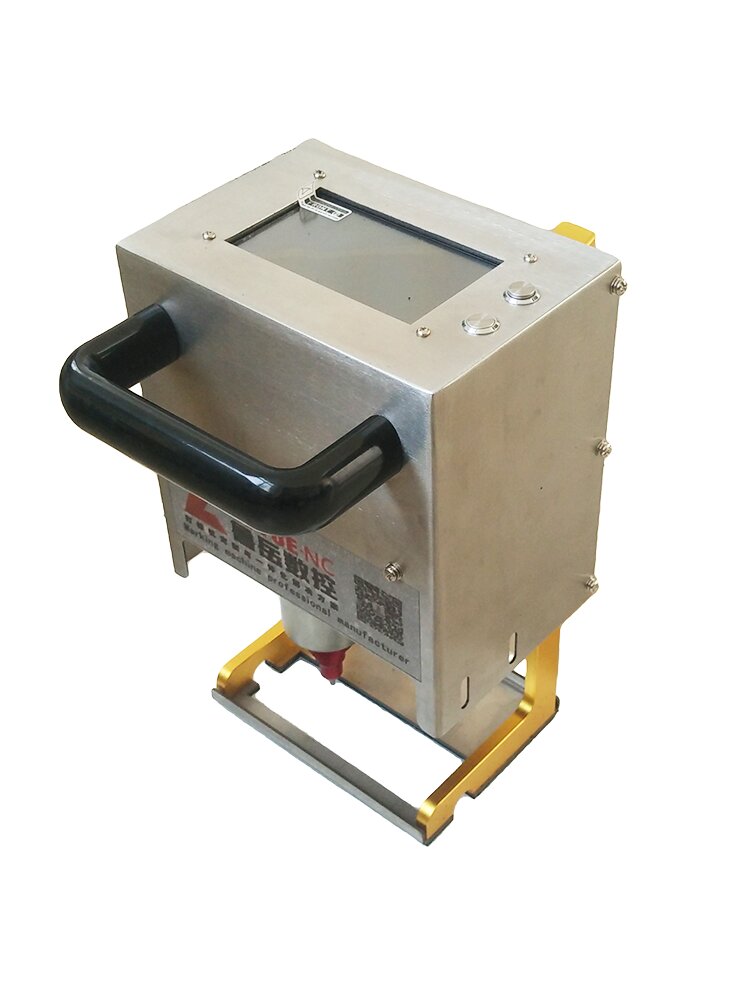 Käeshoitav elektriline graveerimismasin, rööpast terasest templi kodeerimismasin