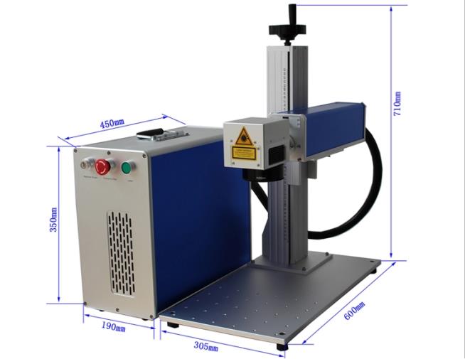 uus toode split laser markeerimismasin metallitööstusele metalli markeerimismasin LYL-MS20W kvaliteetselt